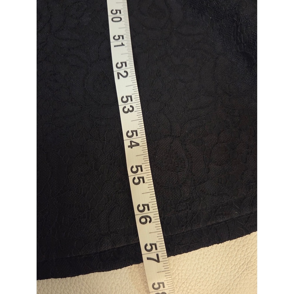 Miusol Black Lace Maxi Dress with Sheer Yoke - Picture 7 of 7
